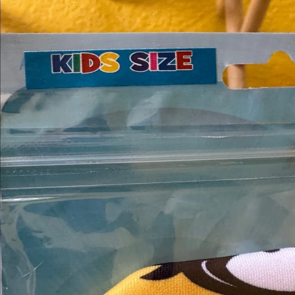 Warner Brothers Looney Tunes Daffy Duck Face Mask Kids Size NWT